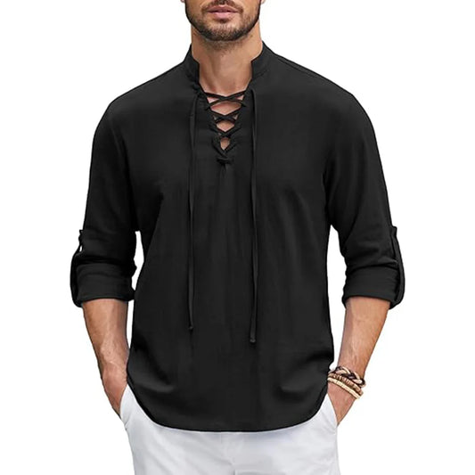 SummerStyle - Haut "médiéval" en lin