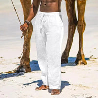 SummerStyle - Pantalon en lin (coupe large)